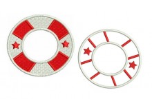 Stickdatei Hello Sailor Rettungsring